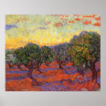 Le verger olive, Vincent van Gogh Posters