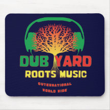 Le yard de copie enracine la musique tapis de souris