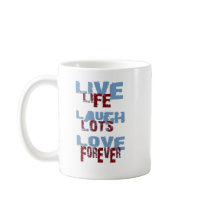 LEBEN LACHEN-LIEBE-BECHER
