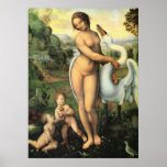 Leda und Schwan durch Leonardo da Vinci, Renaissan Posterdrucke