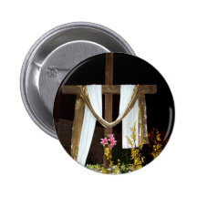 Leeres Ostern-Kreuz von Jesuss Auferstehung Anstecknadel