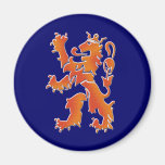 Leeuw d'Oranje - lion néerlandais Magnets Pour Réfrigérateur