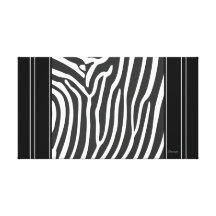 LeinwandSchwarz-weißer Zebra-Streifen-Tierdruck Gespannte Galerie Drucke