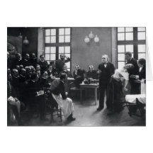 Lektion mit Doktor Charcot beim Salpetriere Karte