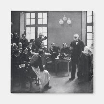 Lektion mit Doktor Charcot beim Salpetriere Kühlschrankmagnete