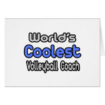 L'entraîneur du volleyball le plus frais du monde carte de vœux