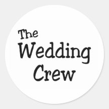 L'équipage de mariage autocollants