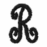 les années 1950 ont brodé la chemise de monogramme