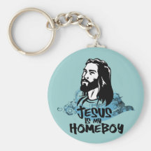 Les conceptions Jésus de Riyah-Li est mon Homeboy Porte-clé