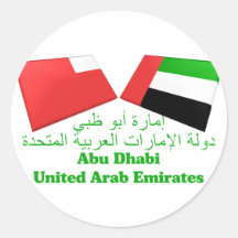 Les EAU et tuiles de drapeau d'Abu Dhabi Autocollants