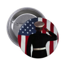 LES ETATS-UNIS DIMINUENT ET GUERRIER MARIN BADGES AVEC AGRAFE