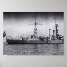 Les kilomètres emden le bateau de la guerre mondia poster