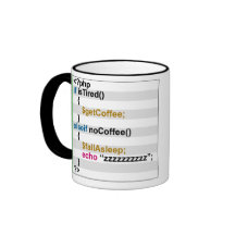 Les PHP obtiennent à café la tasse gauchère