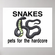 Les serpents sont des animaux familiers pour l'inc posters