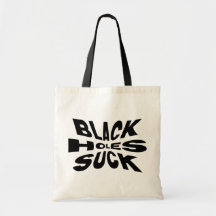 Les trous noirs sucent sac en toile
