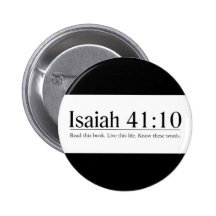 Lesen Sie das Bibel-Jesaja-41:10 Anstecknadelbuttons
