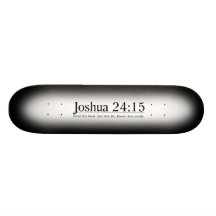 Lesen Sie das Bibel-Joshua-24:15 Individuelle Skatedecks