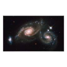 L'espace de la NASA de galaxies d'arp 274 Impressions Photographiques