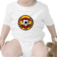 L'Espagne numéro 1 2010 cadeaux du football T-shirts