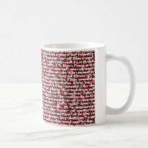 letterforms Becher Kaffeehaferl