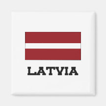 Lettland-Flagge Kühlschrankmagnete