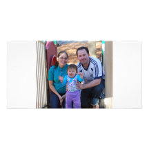 Lexie et famille photocarte personnalisée