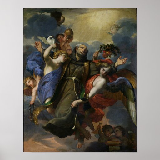 L'extase de St Peter d'Alcantara Affiche