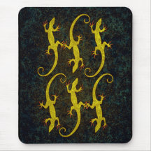 LÉZARDS LOUNGING TAPIS DE SOURIS