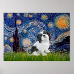 Lhasa Apso 2 - sternenklare Nacht Plakat