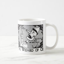 L'homme de bidon tasses