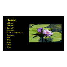 Libellule Lotus Cartes De Visite Personnelles