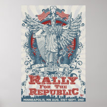 LibertyManiacs Kundgebungs-enormes Plakat
