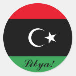 Libyen-Flaggen-Aufkleber