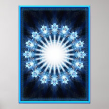 Licht im Herzen der Finsternis - Rahmen Poster