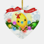 Licht-Verzierung des kundenspezifischen Foto-Babys Weihnachtsornament