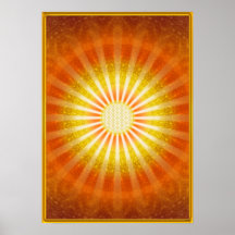 Lichtblicke - Gold Rahmen - Poster