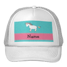 Licorne mignonne nommée personnalisée casquette