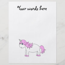 Licorne rose tract customisé