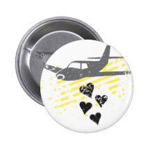 Liebe-Bomben Anstecknadelbutton