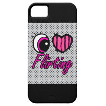 Liebe-Flirt des Emo Augen-Herz-I Schutzhülle Fürs iPhone 5