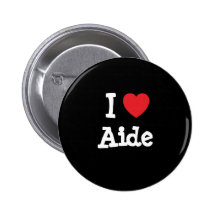 Liebe I Berater-Herz T-Shirt Anstecknadelbutton