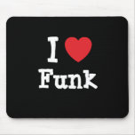 Liebe I Funk-Herzgewohnheit personalisiert Mauspads