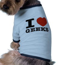 Liebe I Geeks Haustierkleidung