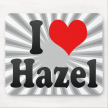 Liebe I Haselnuss Mauspad