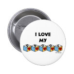 Liebe I mein Vatiknopf Buttons