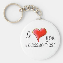 Liebe I Sie 6.022x10^23! Schlüsselbänder