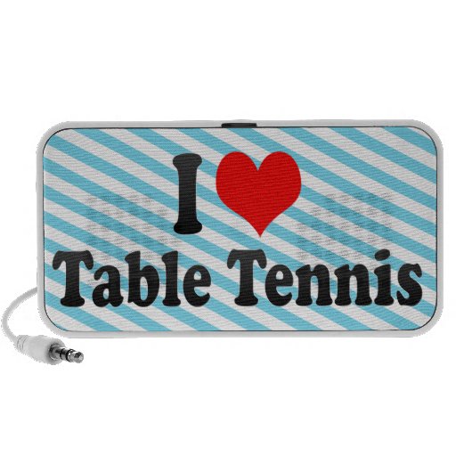 Liebe I Tischtennis iPod Speaker