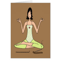 Liebe I Yoga-Gruß-/Anmerkungs-Karte