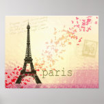 Liebe in Turm Paris Eiffel Plakat