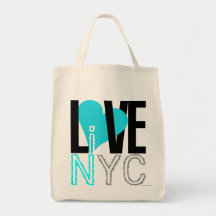 Liebe NYC leben im NYC Taschen-Blau